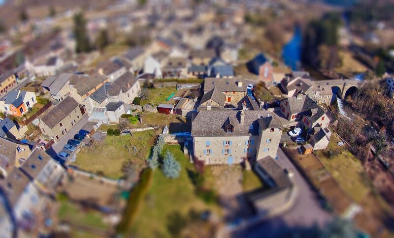 Village in Tilt-shift