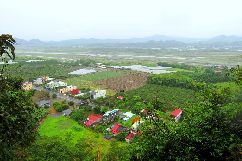 Village in Valley — Green, Overcast