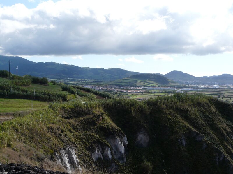 Village in Valley — Green, Serene, Afternoon, Photograph, Mountains