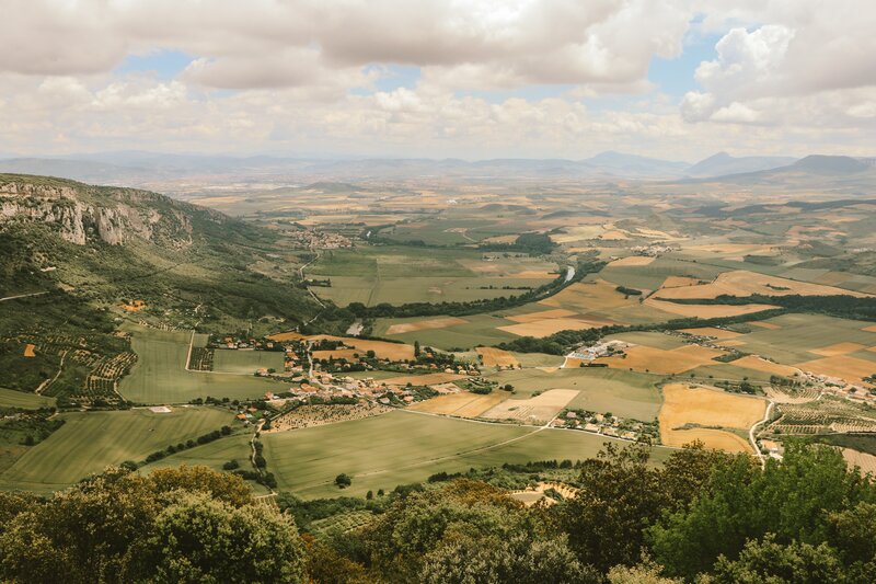 Village in Valley Landscape