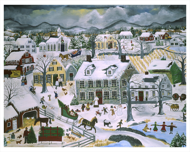 Village in Winter