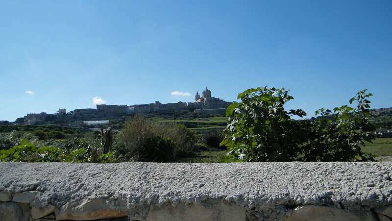 village on a hill under blue sky