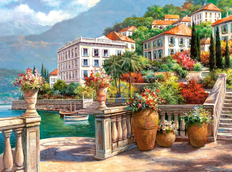 Village on a Lakeside