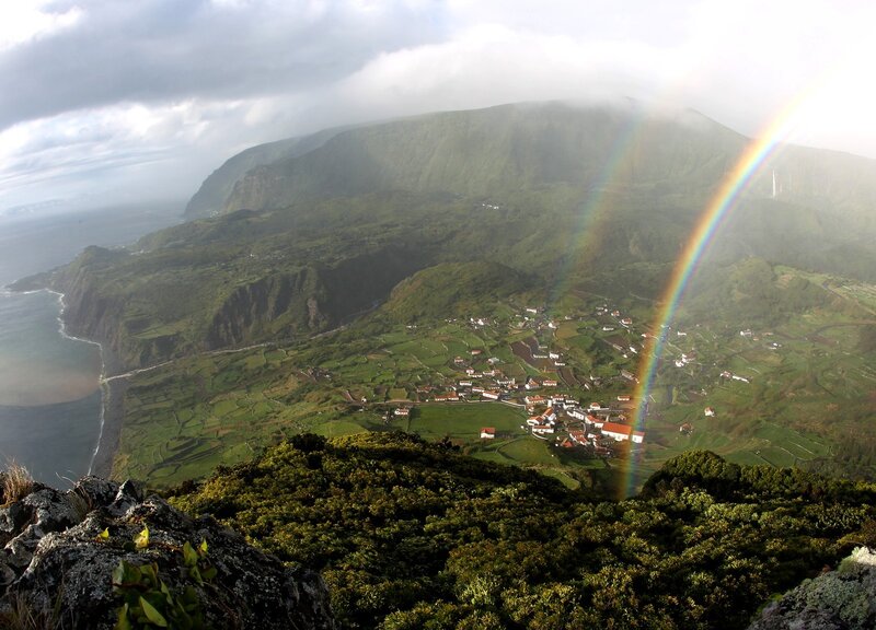 Village on Green Cliffs