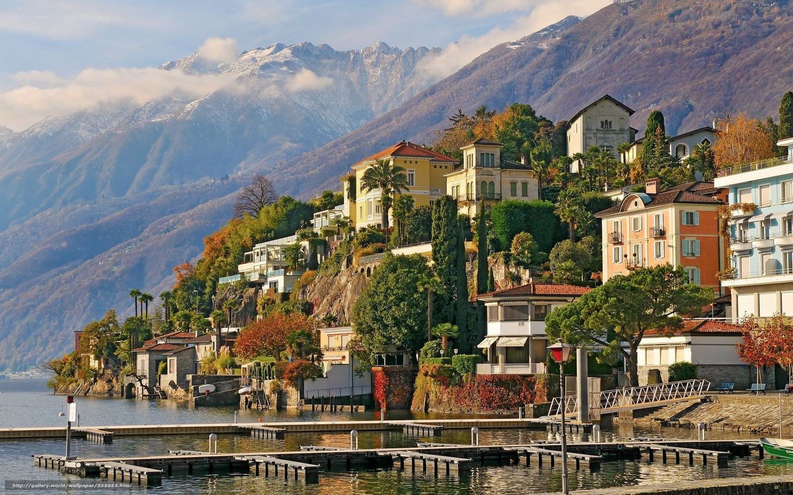 Village on Lake Como