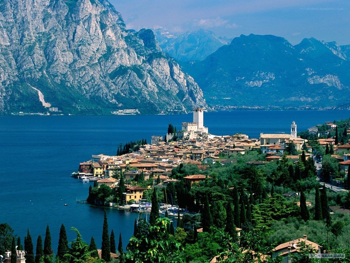 Village on Lake Garda