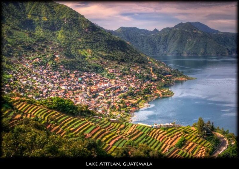 Village on Lake Shore — Green
