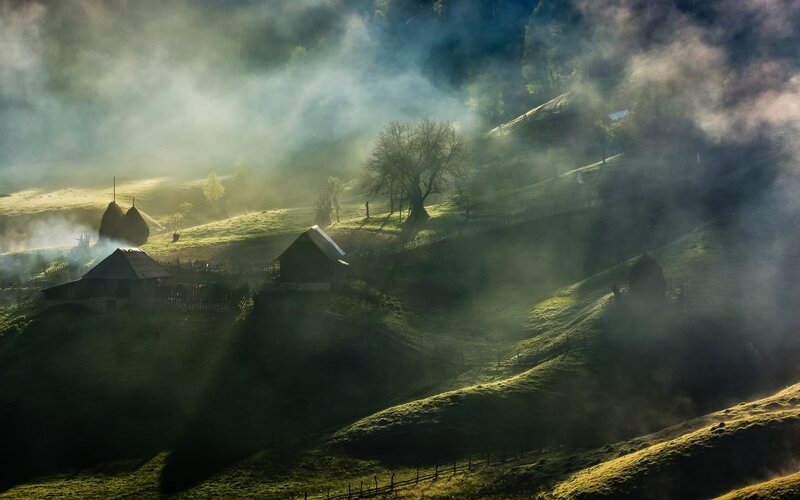 Village on Misty Hills
