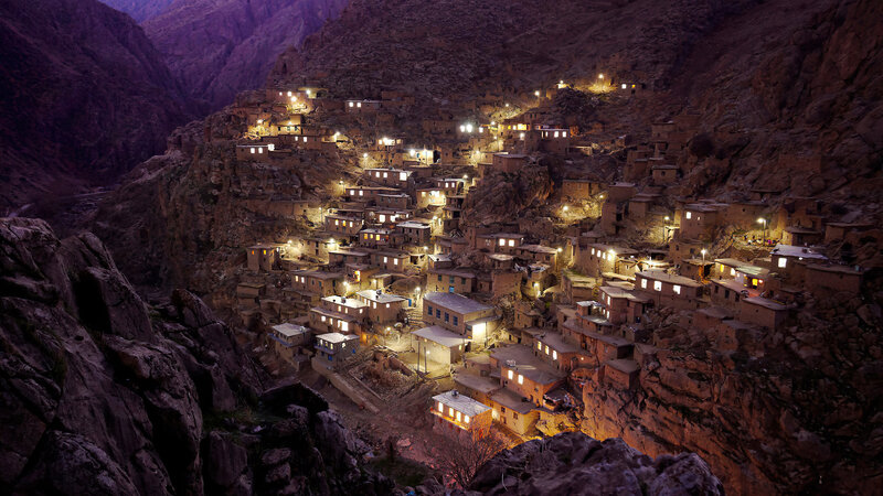 Village on Mountainside