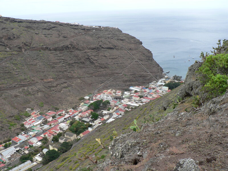 Village on Volcanic Slope