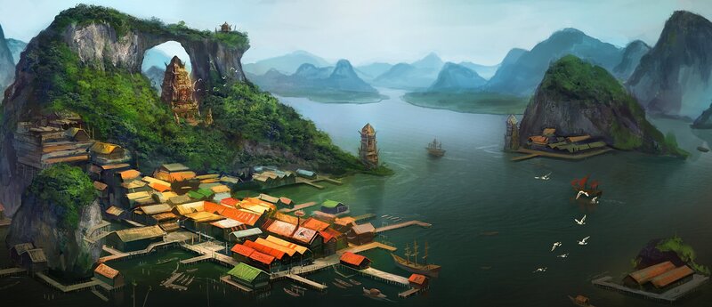 Village on Water
