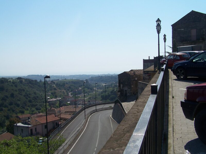village overlook with winding road