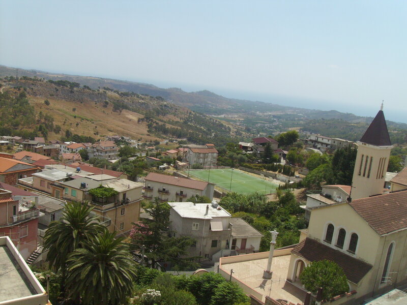Village overlooking the sea