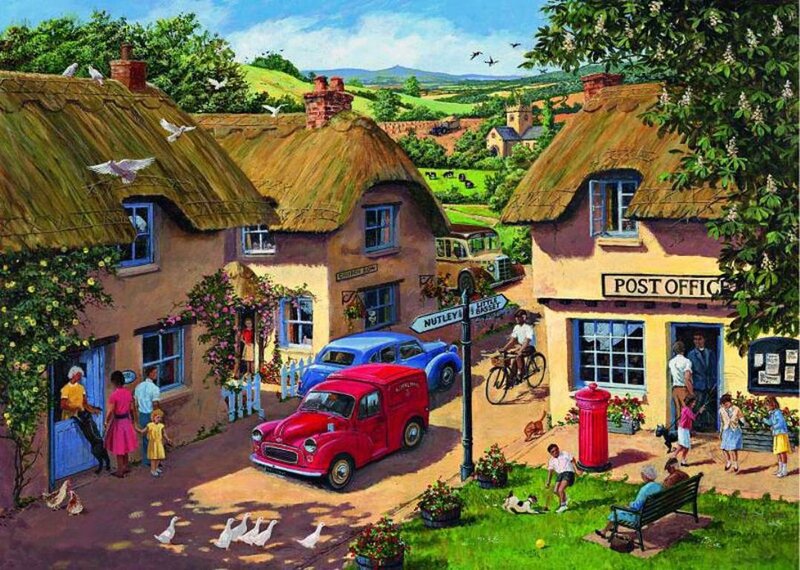 Village Post Office — Yellow, Peaceful