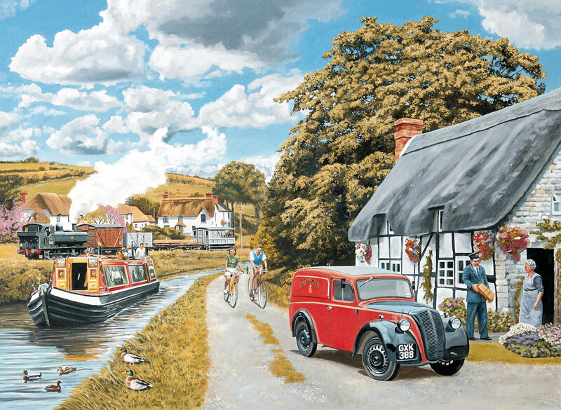 Village Scene with Canal