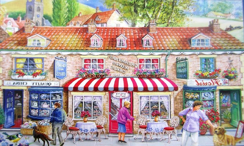 Village Shop Scene