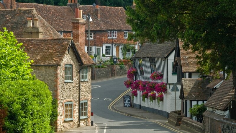 Village Street with Houses
