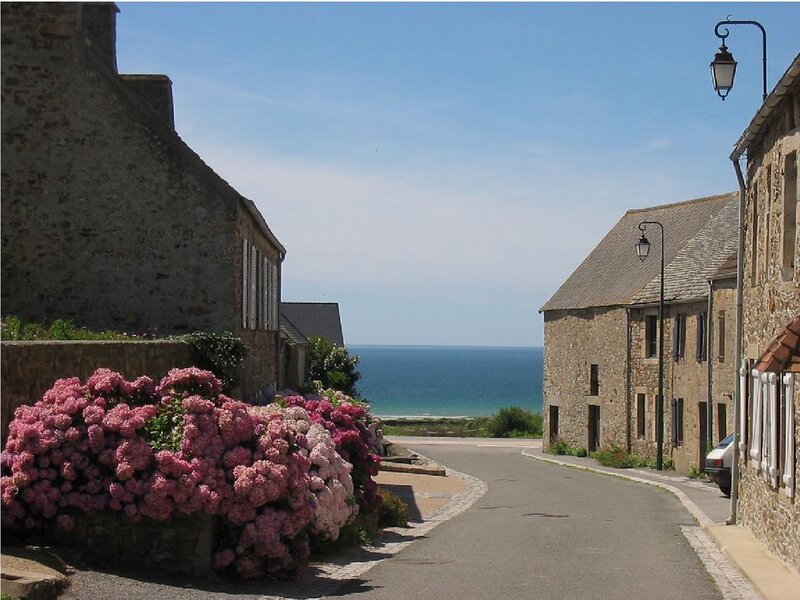 Village Street with Ocean View