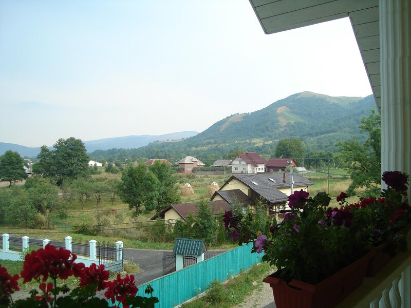 Village View from Balcony — Green