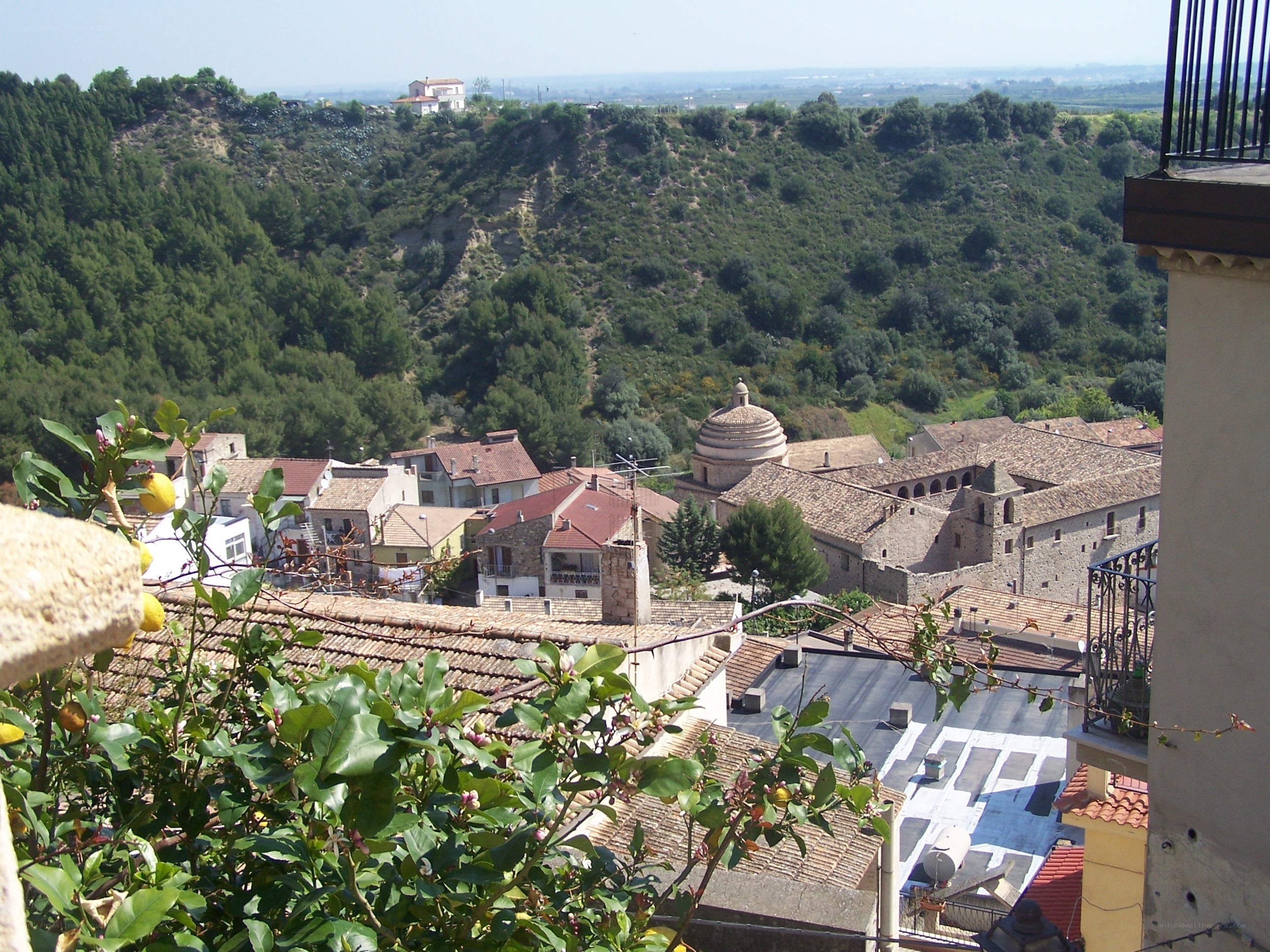 village view from balcony