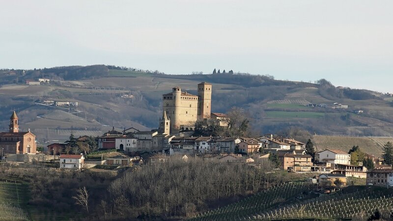 Village with Castle — Brown