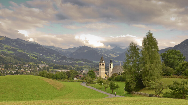 Village with Church Towers