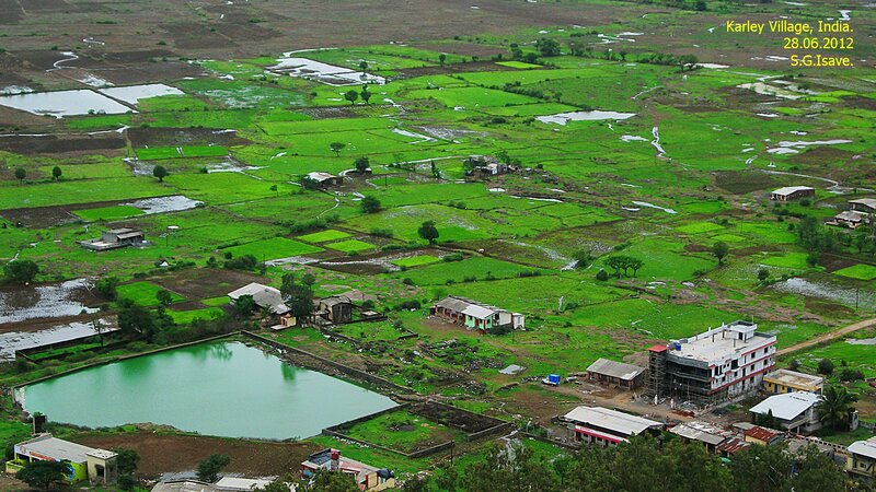 Village with Flooded Fields