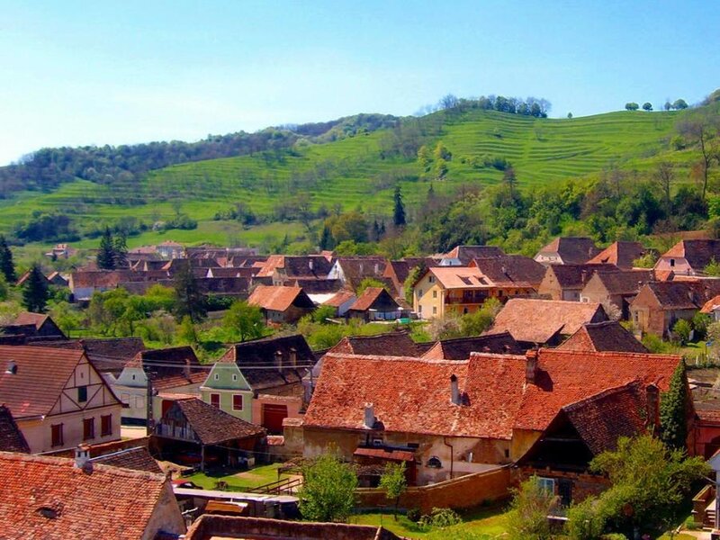 Village with Red Roofs