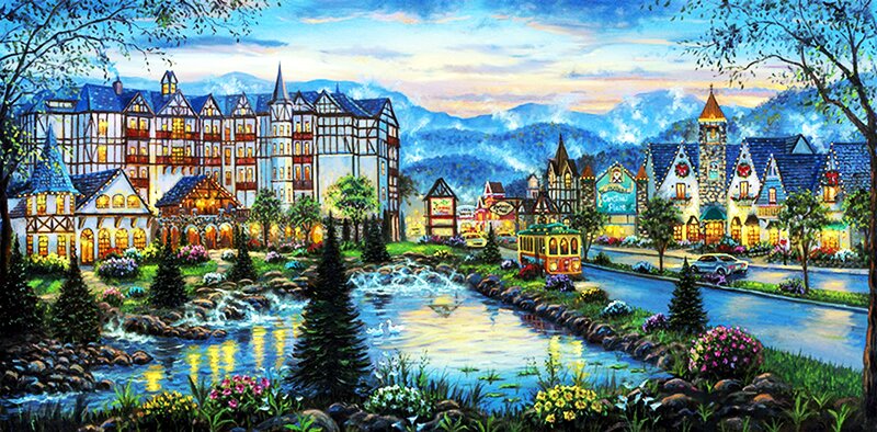 Village with River