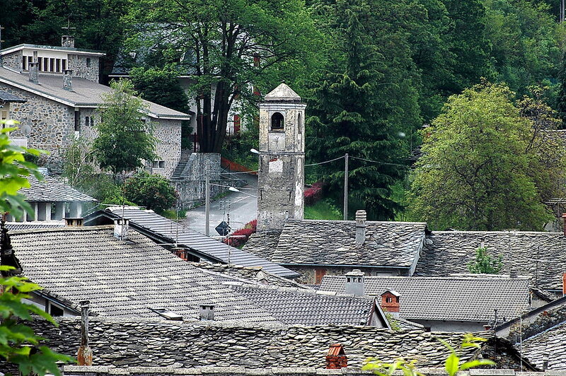 Village with Stone Roofs