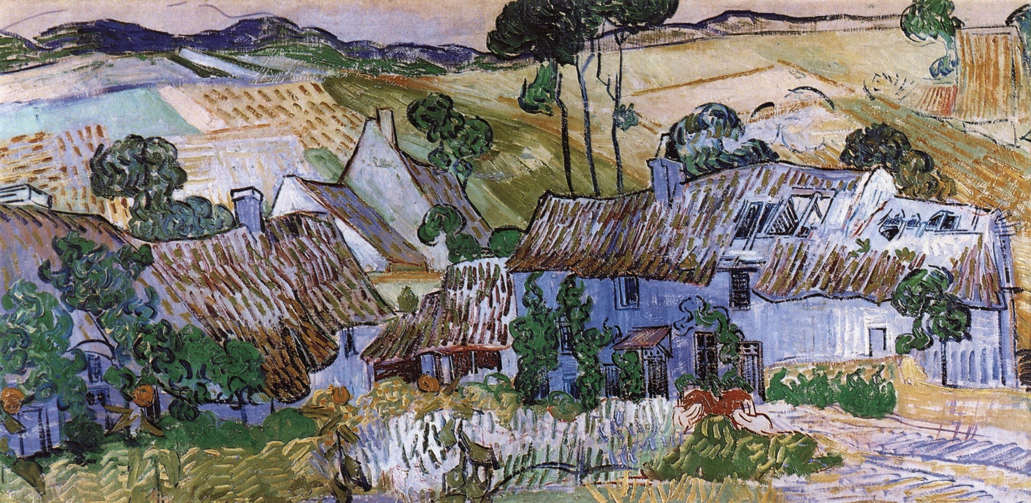 Village with Thatched Roofs