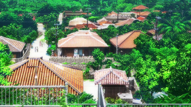 Village with Tiled Roofs — Green