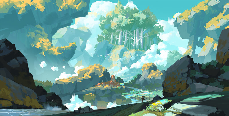 Villager in Canyon