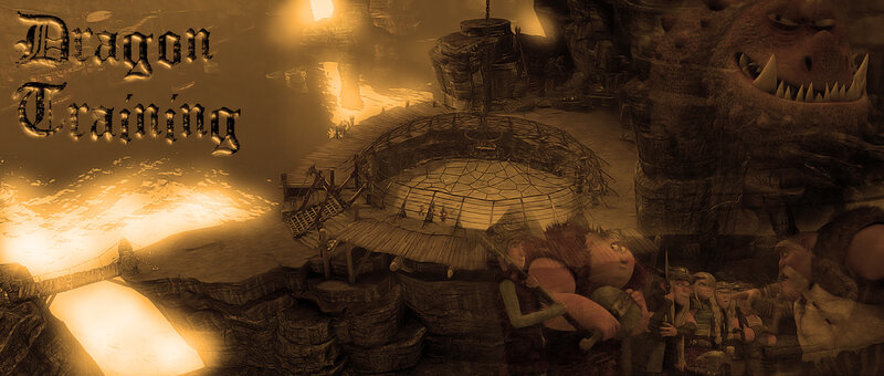 Villagers in a Dragon Arena