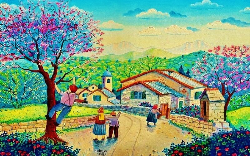 Villagers in Spring Village