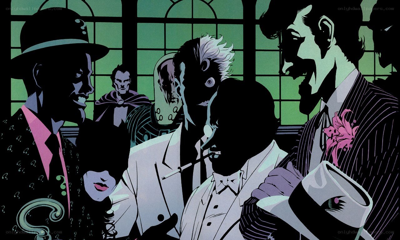 Villains at a formal gathering
