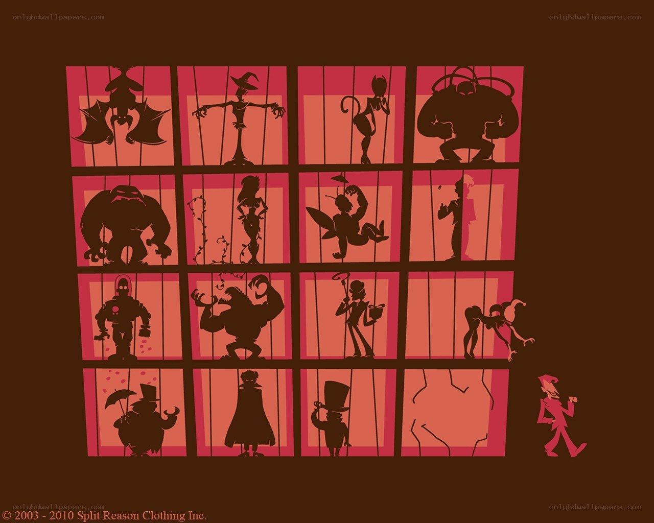 Villains in a prison grid