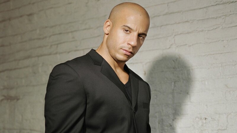 Vin Diesel in black suit