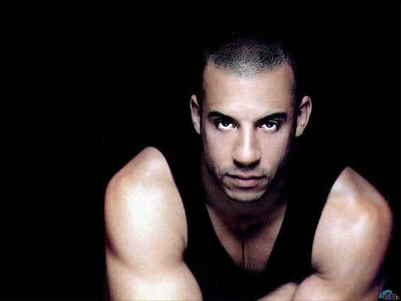 Vin Diesel in black tank top