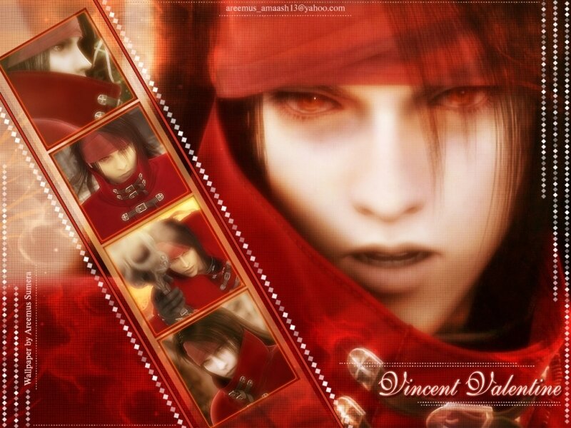 Vincent Valentine collage