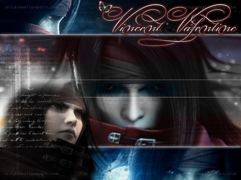 Vincent Valentine text art