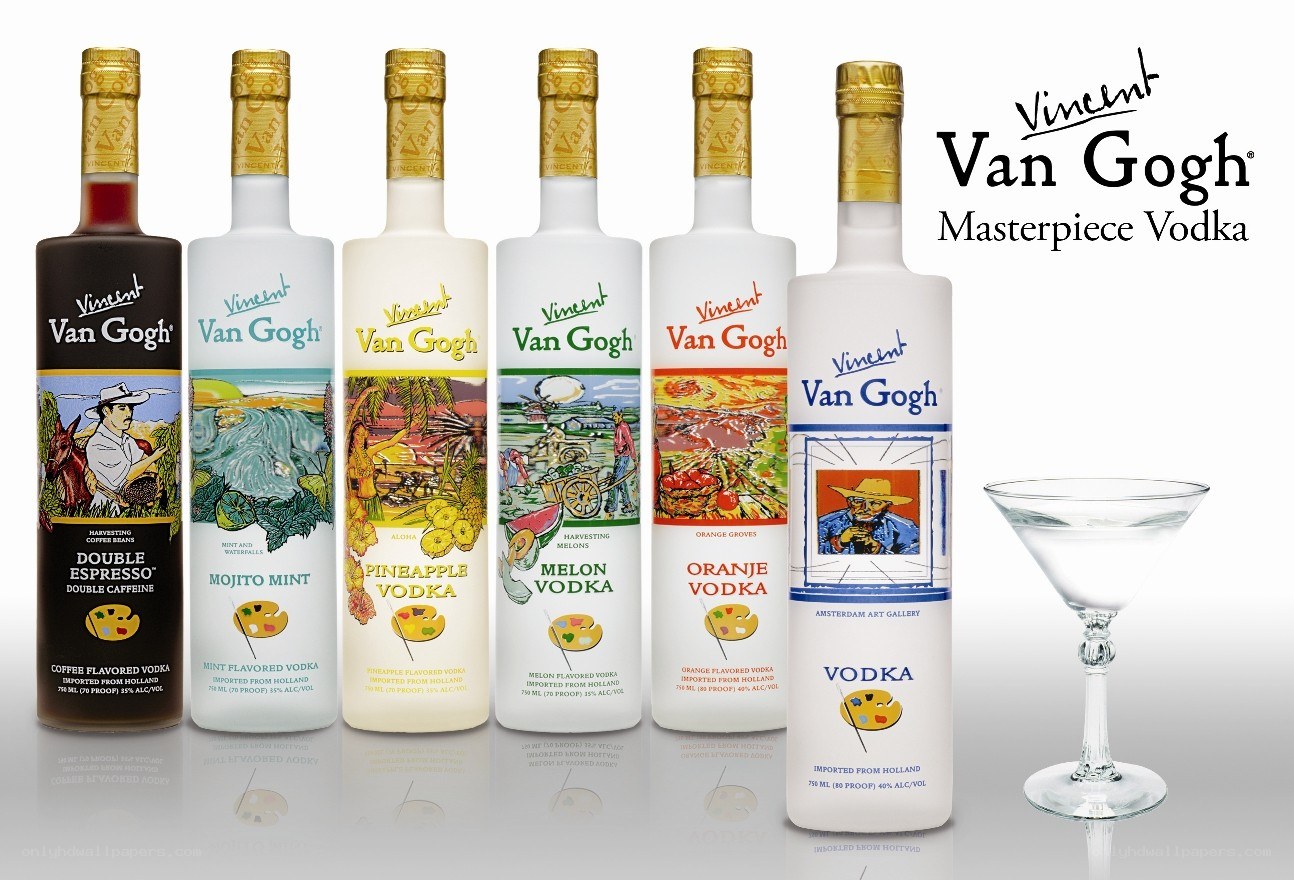 Vincent Van Gogh Vodka Collection