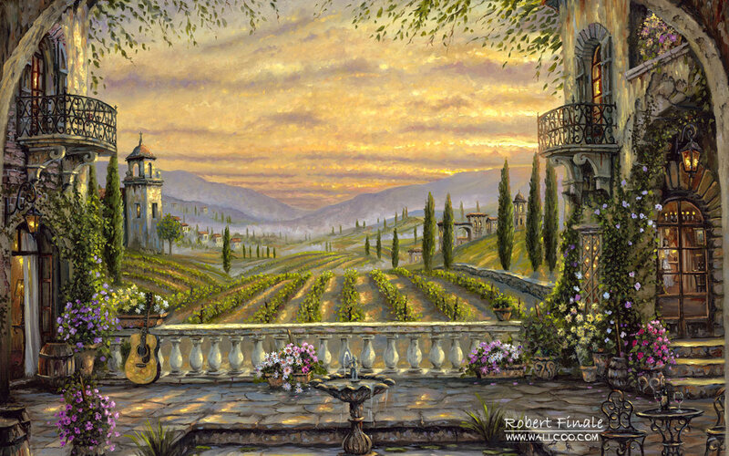 Vineyard Terrace View