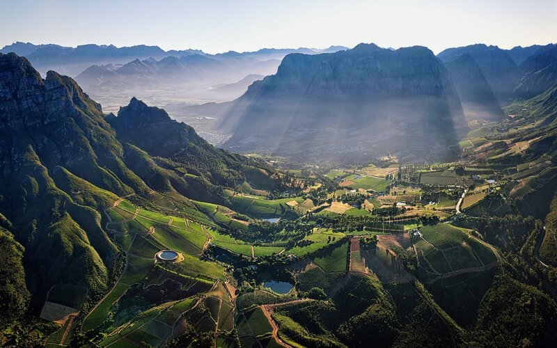 Vineyard Valley Landscape