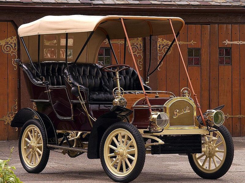 Vintage 1904 Buick automobile