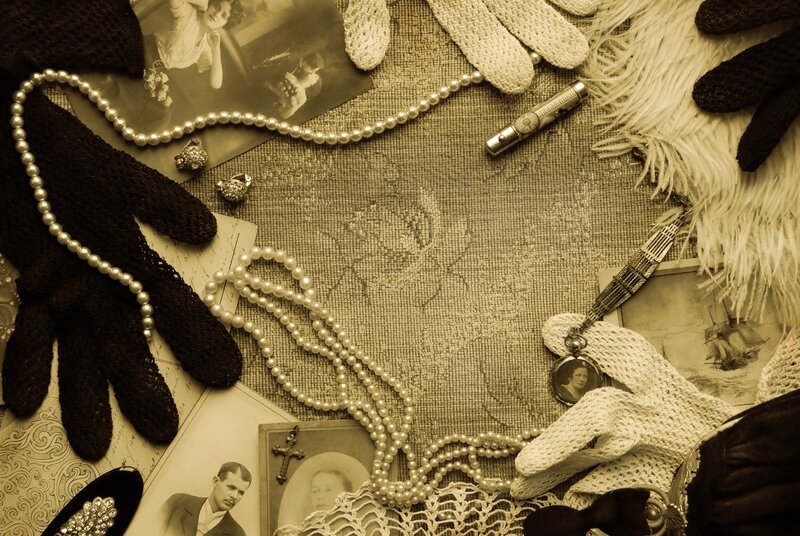 vintage accessories and photos