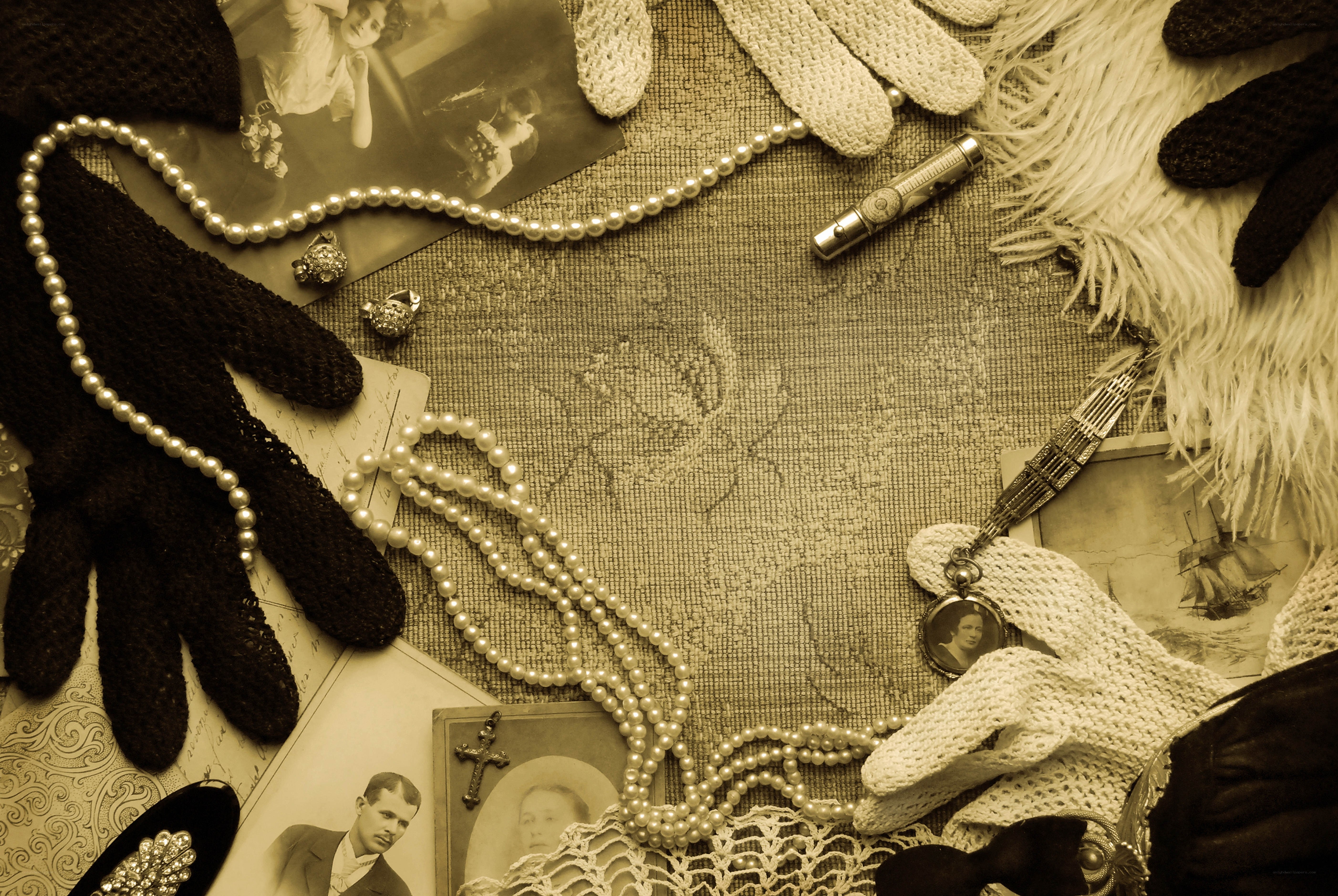 vintage accessories and photos