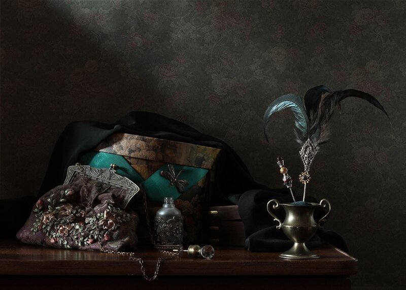 Vintage Accessories on Table