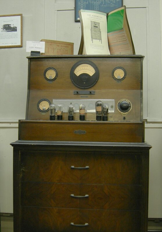 vintage acrometer tube tester