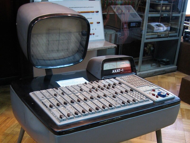 Vintage Akat-1 control console